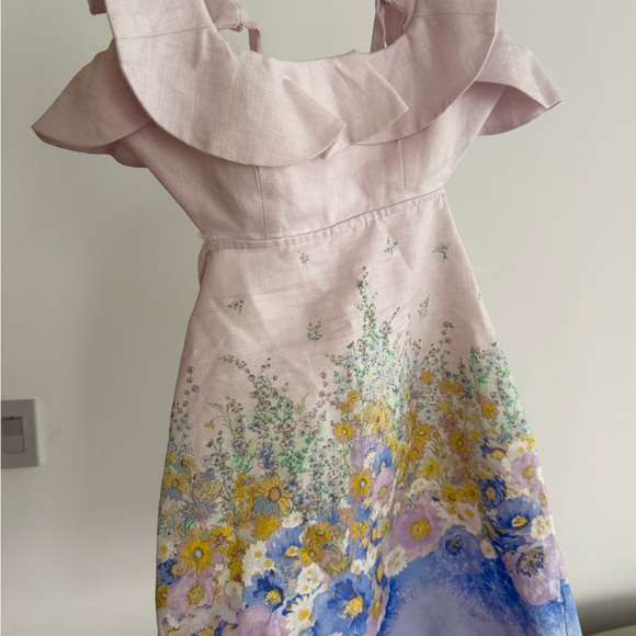 Zimmermann floral print linen mini dress - Picture 4 of 5
